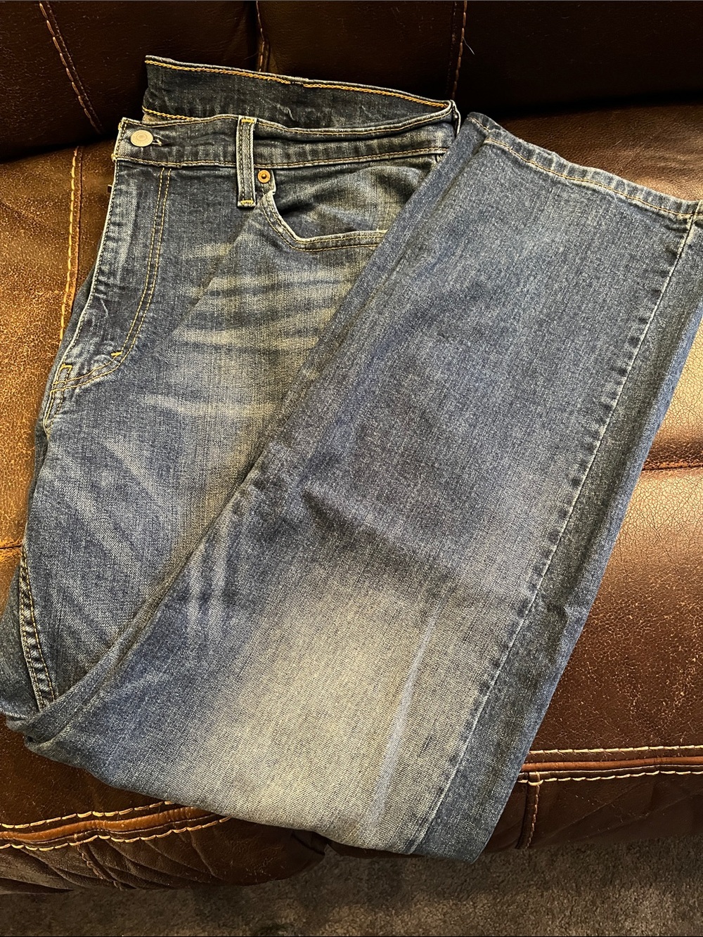 Levi's 559 Men's Blue Washed Jeans